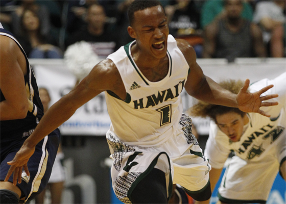 Garrett Nevels is back in the fold as Hawaii travels to  UC Irvine and UC Davis this week.