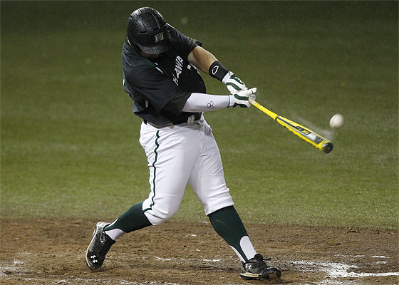 Trevor Podratz hit six homers and drove in 63 runs in his UH career. Honolulu Star-Advertiser Photo by Krystle Marcellus