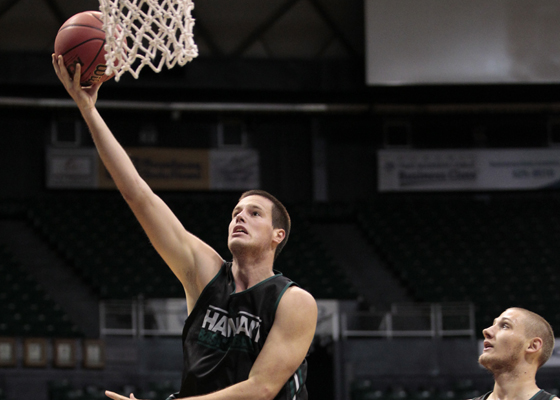 Center Stefan Jovanovic is looking to expand his role at UH this season.