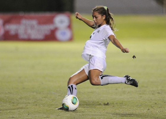 Storm Kenui is the fifth UH Wahine soccer player to win NSCAA regional honors. Photo by Bruce Asato/Star-Advertiser
