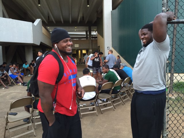 Nose tackle Remy "Hurricane" McClam and Dejon Allen