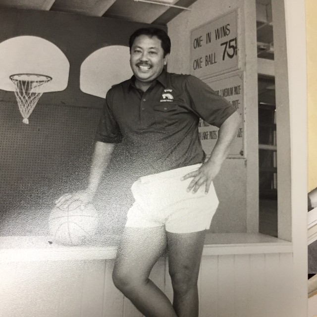 In the Sheriff Center, the coolest room — literally and figuratively — is for UH archives. Here's a pic of the most successful coach in Rainbow Wahine basketball history