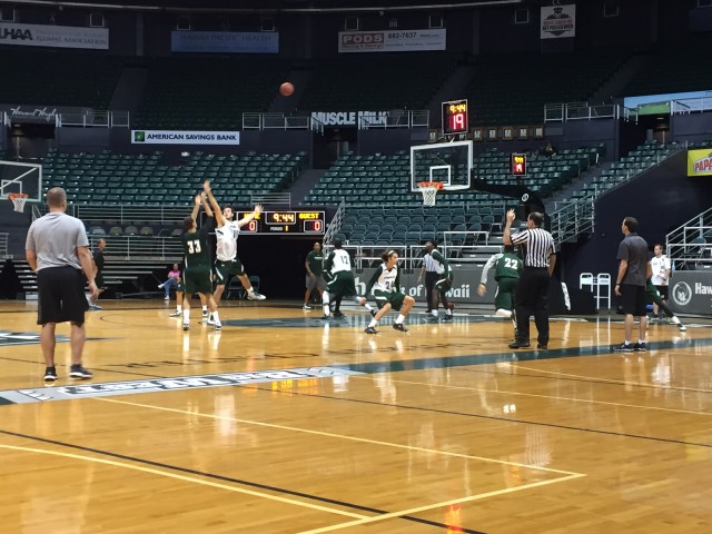 Referees were brought in on Day 1 for an intrasquad scrimmage.