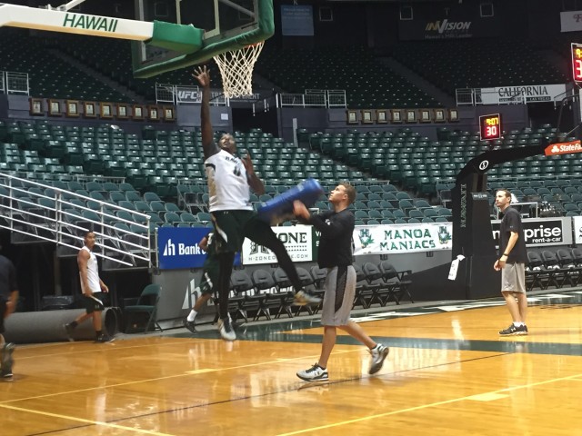 Guard Isaac Fleming returned to practice action on Saturday.