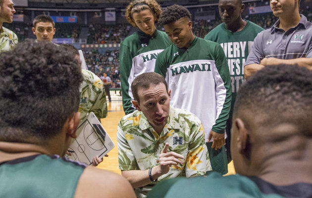 Eran Ganot now has four more years on his contract, through 2019-20. / Photo by Cindy Ellen-Russell, Honolulu Star-Advertiser