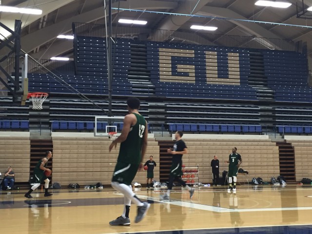 The Rainbow Warriors practiced at Gonzaga's old Kennel.