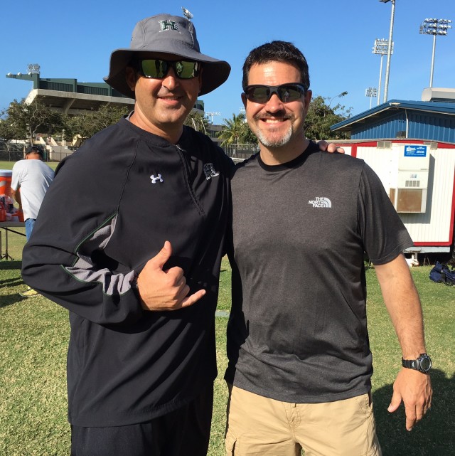 Nick Rolovich and Jason Elam