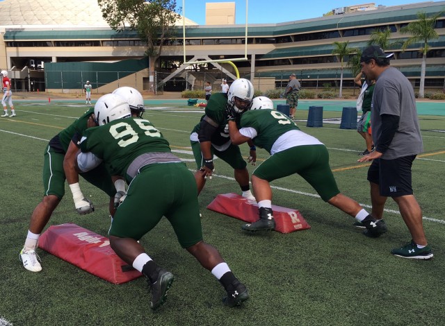 Defensive tackles Remy "Hurricane" McClam and Zeno Choi