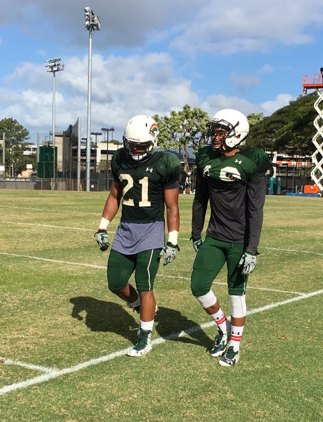 Free safety Damien Packer and left cornerback Jalen Rogers