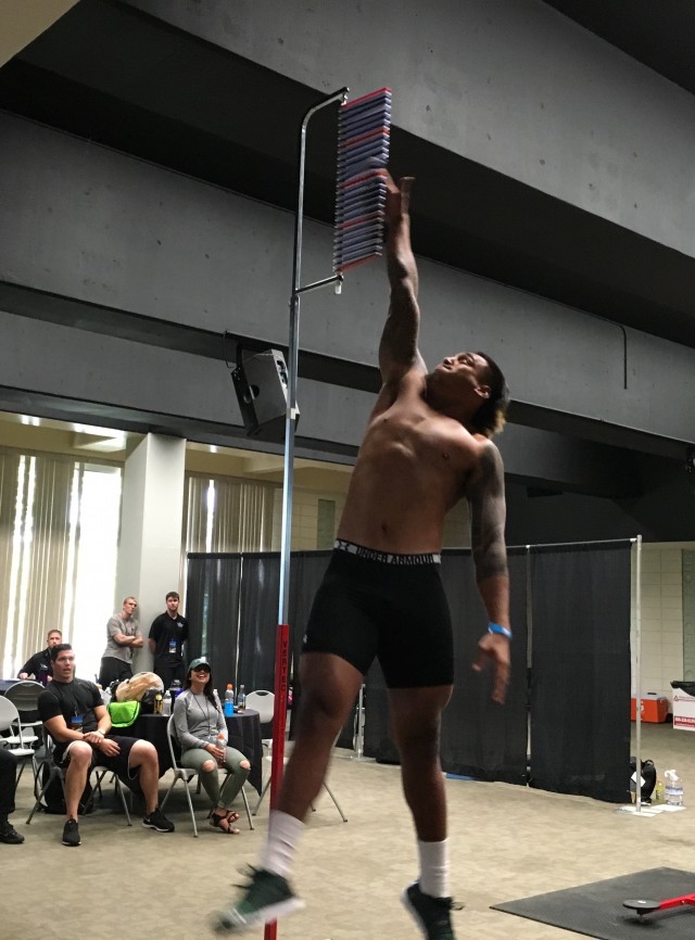 Lance Williams at pro day