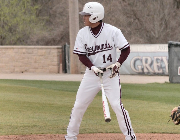 Outfielder Jedd Andrade played two seasons for Fort Scott Community College and will return home to play at UH. Photo courtesy Jedd Andrade.