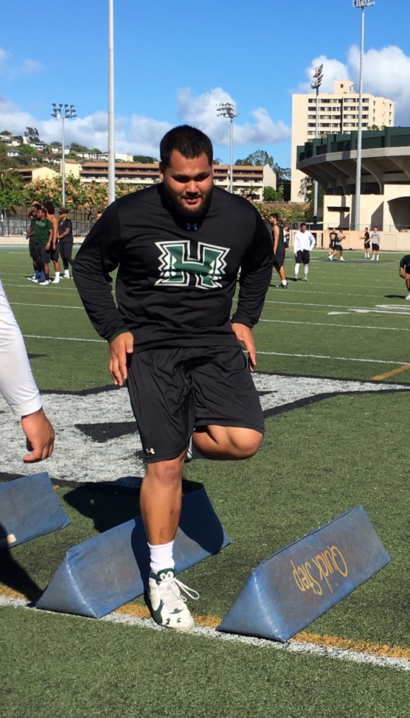 Offensive lineman John Wa‘a