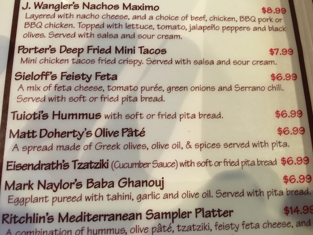 At the Brown Jug restaurant, former UH coach Tony Tuioti has his own menu item 