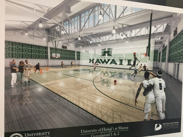 UH unveiled its dream plan for an overhauled Gym 2, with the target completion date of fall 2018.