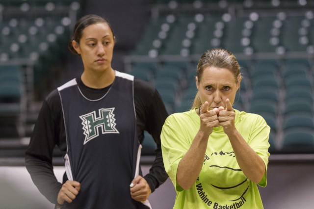 UH coach Laura Beeman hopes to lead the Rainbow Wahine basketball team on a trip to Australia in 2018. Cindy Ellen Russell/Star-Advertiser