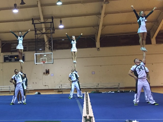 The University of Hawaii cheerleading teams returns to the UCA Collegiate National Championships in Orlando, Fla. this weekend.