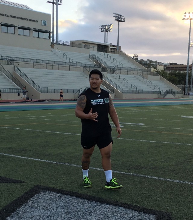 Fullback Dayton Furuta